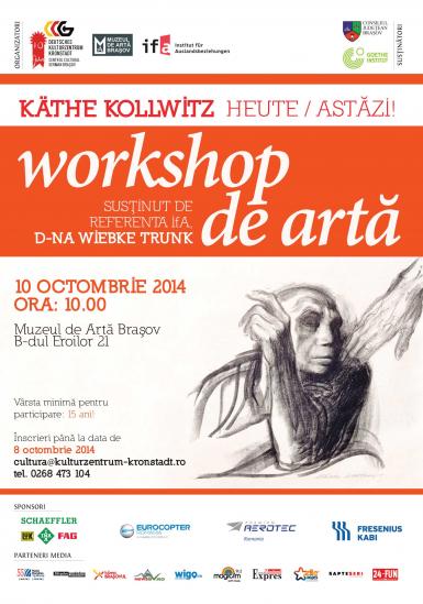 poze workshop de arta k the kollwitz astazi 