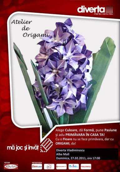 poze workshop de origami