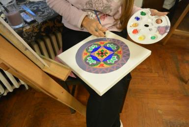 poze workshop mandala