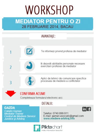 poze workshop mediator pentru o zi 