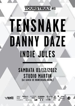 poze yourstruly 08 cu tensnake si danny daze in studio martin