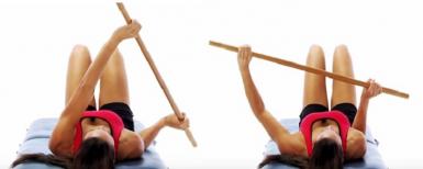 poze zen balance stick workout cu amalia