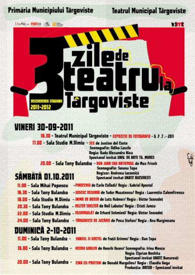 poze zilele teatrului municipal targoviste 