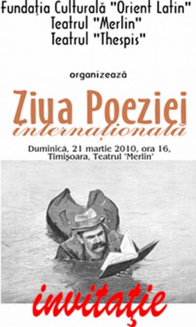 poze  ziua internationala a poeziei la timisoara