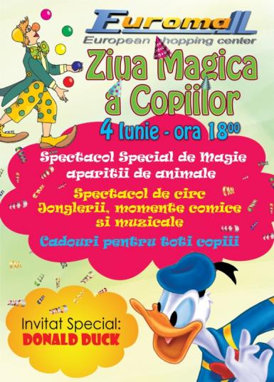 poze ziua magica a copiilor la euromall