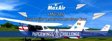 poze ziua portilor deschise aerodrom cioca paperwings challenge