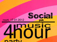 4 hours music party social pub 