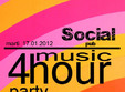 4 hours music party social pub