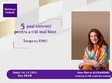 5 pasi concreti pentru a trai mai bine incepe cu tine