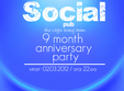 9 months anniversary in social pub