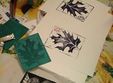 arta decorativa linogravura