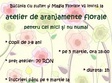 atelier de aranjamente florale pentru cei mici si nu numai 