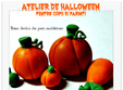 atelier de halloween dovleci modelati