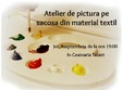  atelier de pictura pe sacosa din material textil