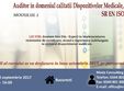 auditor in domeniul calitatii dispozitivelor medicale smc dm 