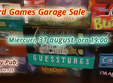 board games garage sale
