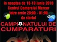 campionat de cumparaturi la centrul comercial mercur