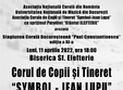 concert al corului de copii si tineret symbol jean lupu 