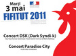 concert dark syndi k concert paradise city