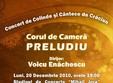 concert de craciun al corului de camera preludiu 