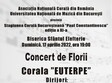 concert de florii al corului euterpe
