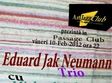 concert eduard jak neumann trio in passage club