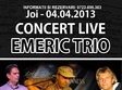  joi 04 aprilie concert live emeric imre emeric trio 
