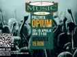 concert opium band in music club