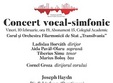 concert vocal simfonic
