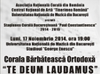concertul coralei ortodoxe barbatesti te deum laudamus la unmb