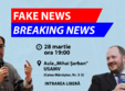 conferin a fake news breaking news