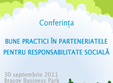 conferinta bune practici in parteneriatele pentru responsabilitate sociala 