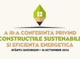 conferinta privind constructiile sustenabile si eficienta energ 