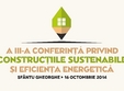 conferinta privind constructiile sustenabile si eficienta energ