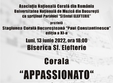 corala appassionato din targoviste in stagiunea ancr