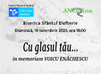  cu glasul tau in memoriam voicu enachescu