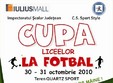 cupa liceelor la fotbal la iulius mall suceava