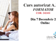 curs autorizat formator online