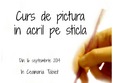 curs de pictura in acril pe sticla