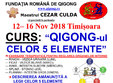 curs qigong ul celor 5 elemente cezar culda 12 16 nov 2018 timis