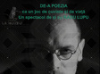 de a poezia ca un joc de cuvinte i de via a