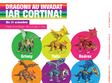 dragonii au invadat iar cortina la oradea shopping city
