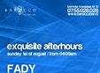 exquisite afterhours la barocco bar din bucuresti
