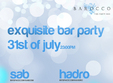 exquisite bar party la barocco bar din bucuresti