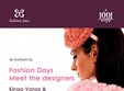 fashion days meet the designers in restaurantul 1001 