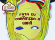 fata cu caramida in gura