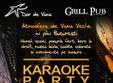 friday night party karaoke in grill pub