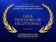 gala profesorilor excep ionali