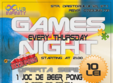 games night at club infinity