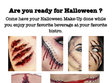 halloween make up 31 octombrie 2019